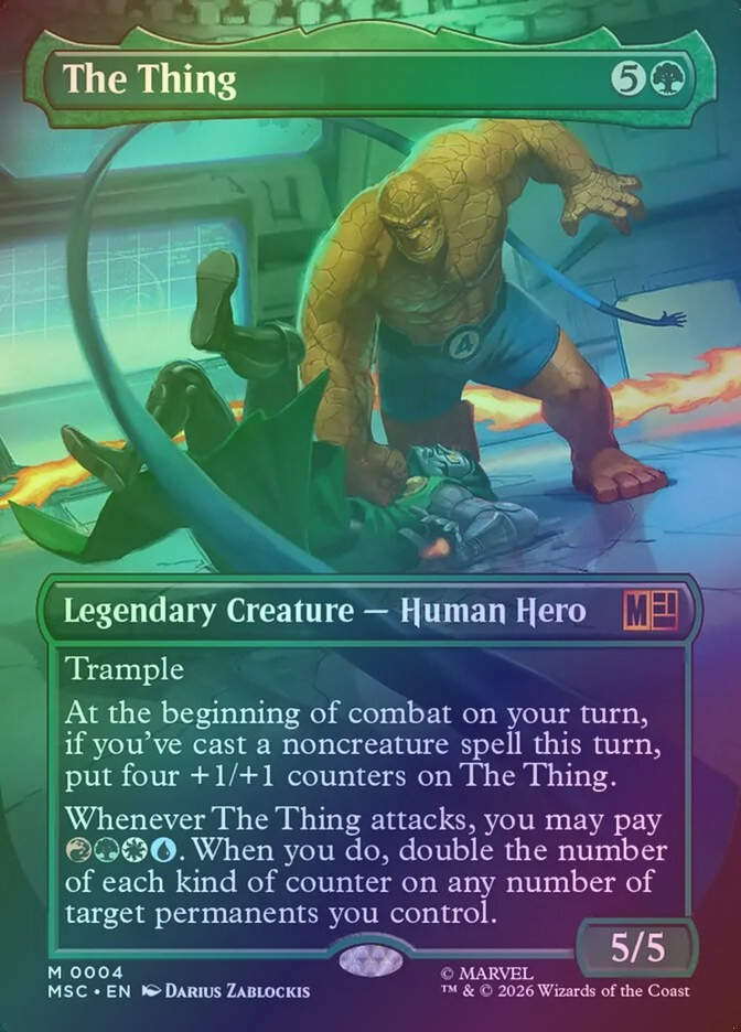 The Thing (MSC) (4) / Borderless / Foil