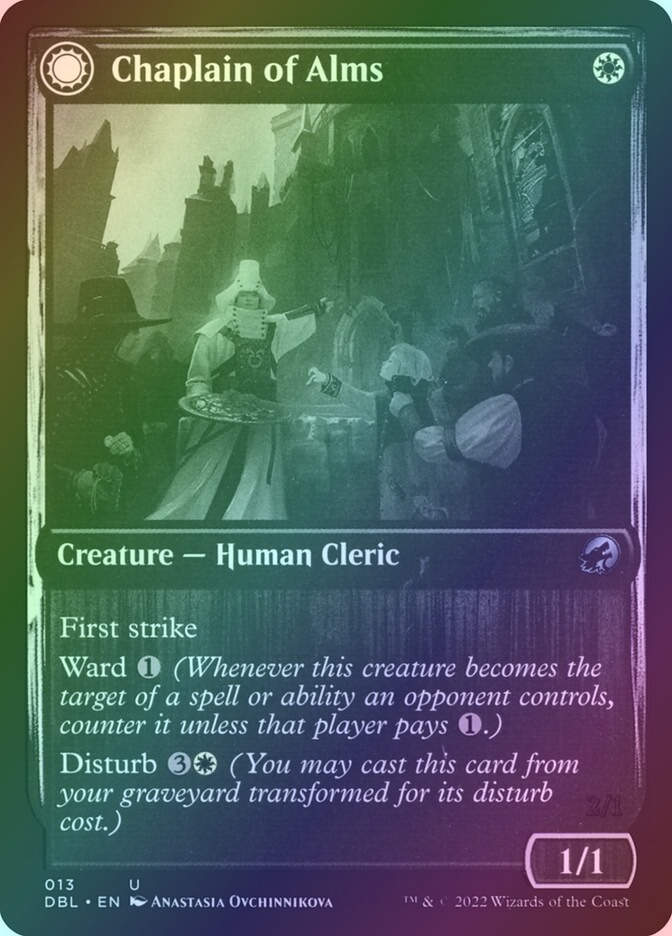 Chaplain of Alms // Chapel Shieldgeist (DBL) (13) / Foil