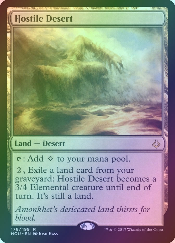 Hostile Desert (HOU) (178) / Foil