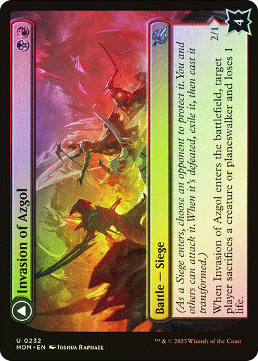 Invasion of Azgol // Ashen Reaper (mom) / Foil — cara 1 de 2
