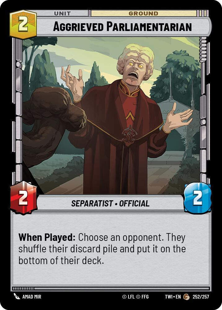 Aggrieved Parliamentarian (TWI) (252/257)