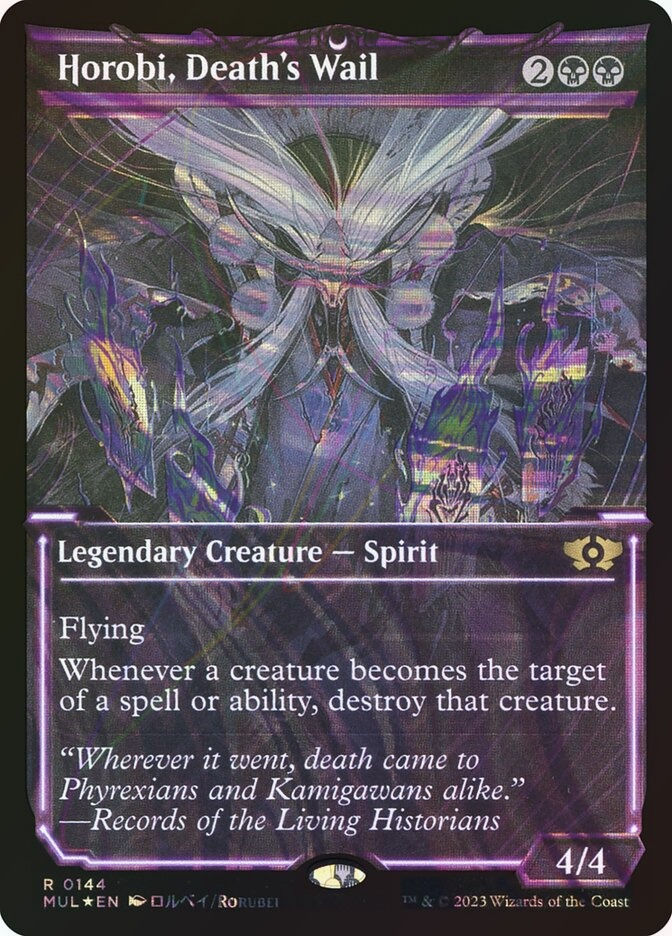 Horobi, Death's Wail (MUL) (144) / Showcase / Halo Foil