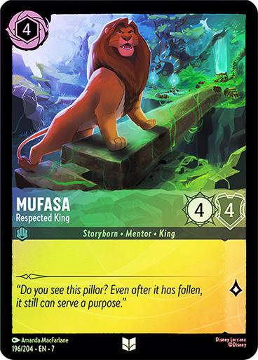 Mufasa - Respected King (LOR_ARC) / Foil
