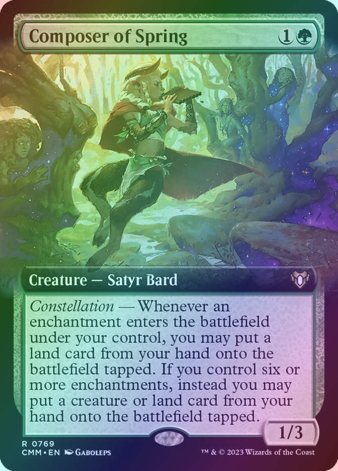 Composer of Spring (CMM) (769) / Extended Art / Foil
