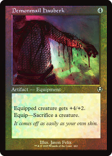 Demonmail Hauberk (INR) (442) / Foil Retro