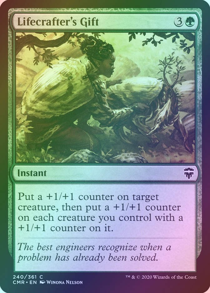 Lifecrafter's Gift (CMR) (240) / Foil