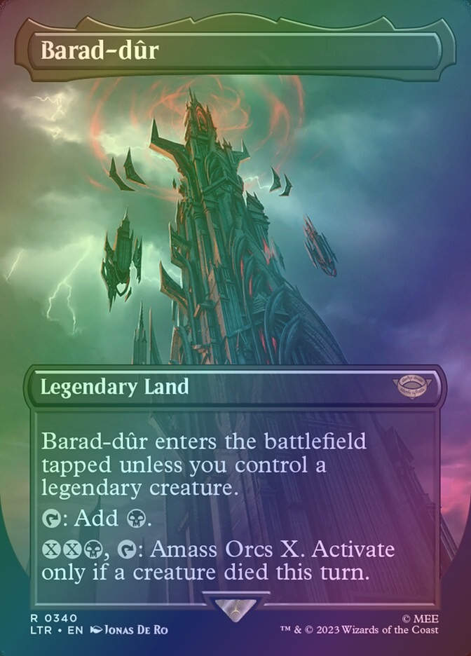 Barad-dûr (LTR) (340) / Borderless / Foil