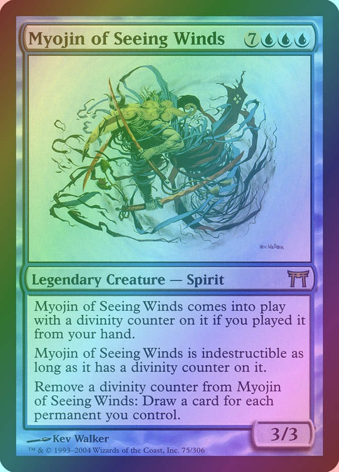 Myojin of Seeing Winds (CHK) (75) / Foil