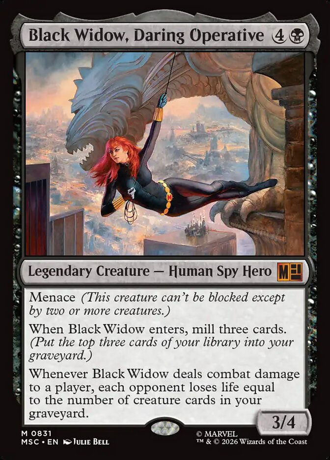 Black Widow, Daring Operative (MSC) (831)