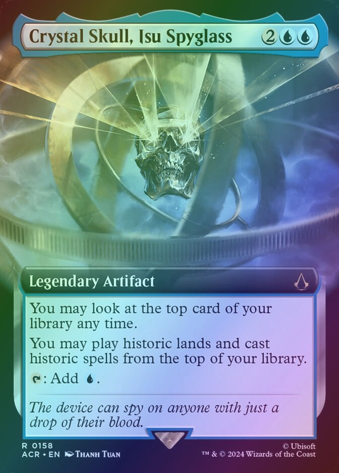 Crystal Skull, Isu Spyglass (ACR) (158) / Extended Art / Foil