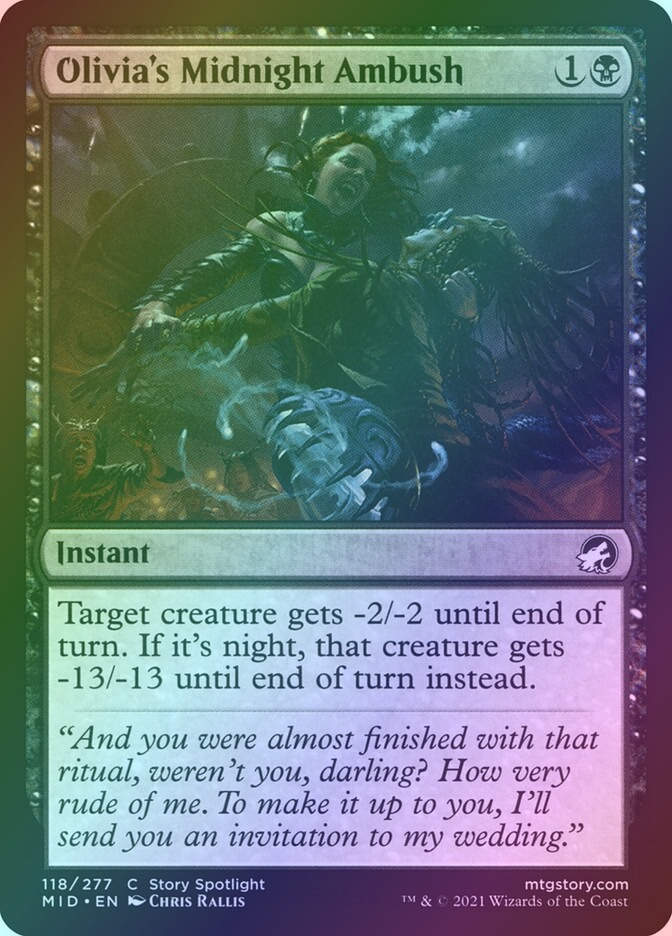 Olivia's Midnight Ambush (MID) (118) / Foil