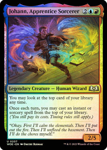 Johann, Apprentice Sorcerer (woe) / Foil