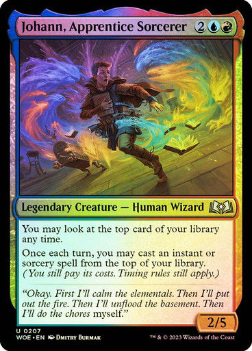 Johann, Apprentice Sorcerer (woe) / Foil