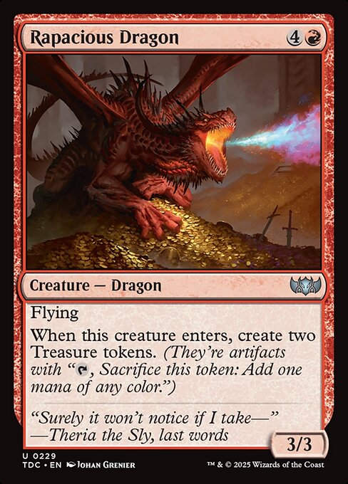 Rapacious Dragon (TDC) (229)