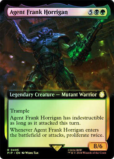 Agent Frank Horrigan (pip) (405) / Extended Art Foil