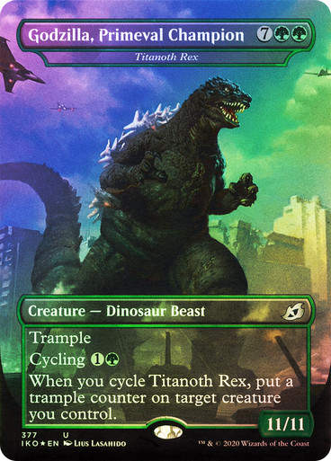 Titanoth Rex (IKO) (377) / Borderless / Foil