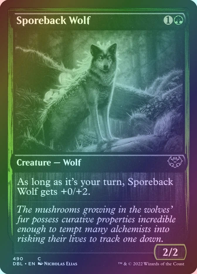 Sporeback Wolf (DBL) (490) / Foil