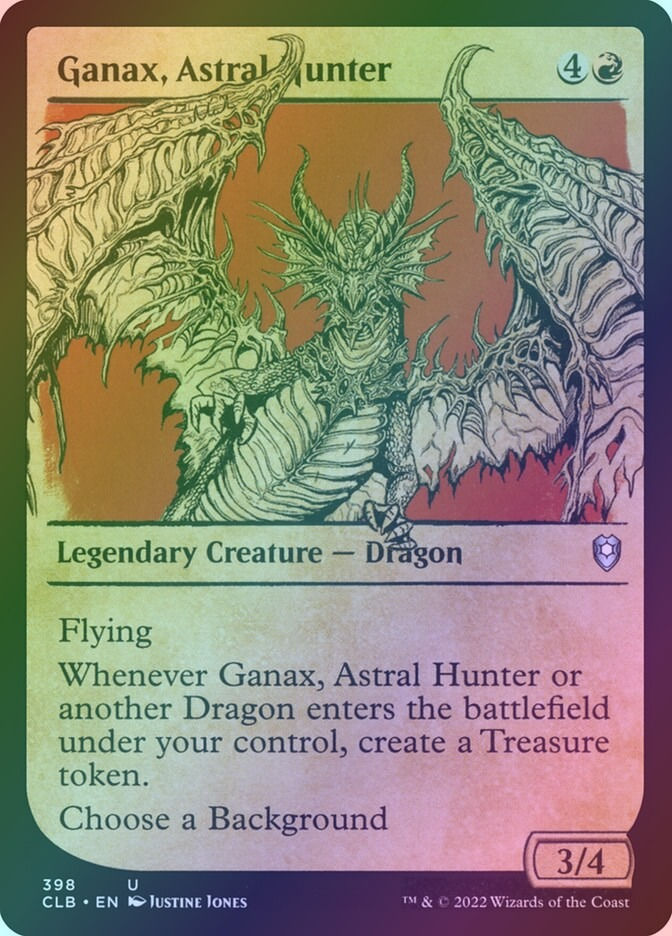 Ganax, Astral Hunter (CLB) (398) / Showcase / Foil