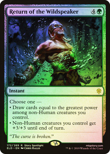 Return of the Wildspeaker (ELD) (172) / Foil