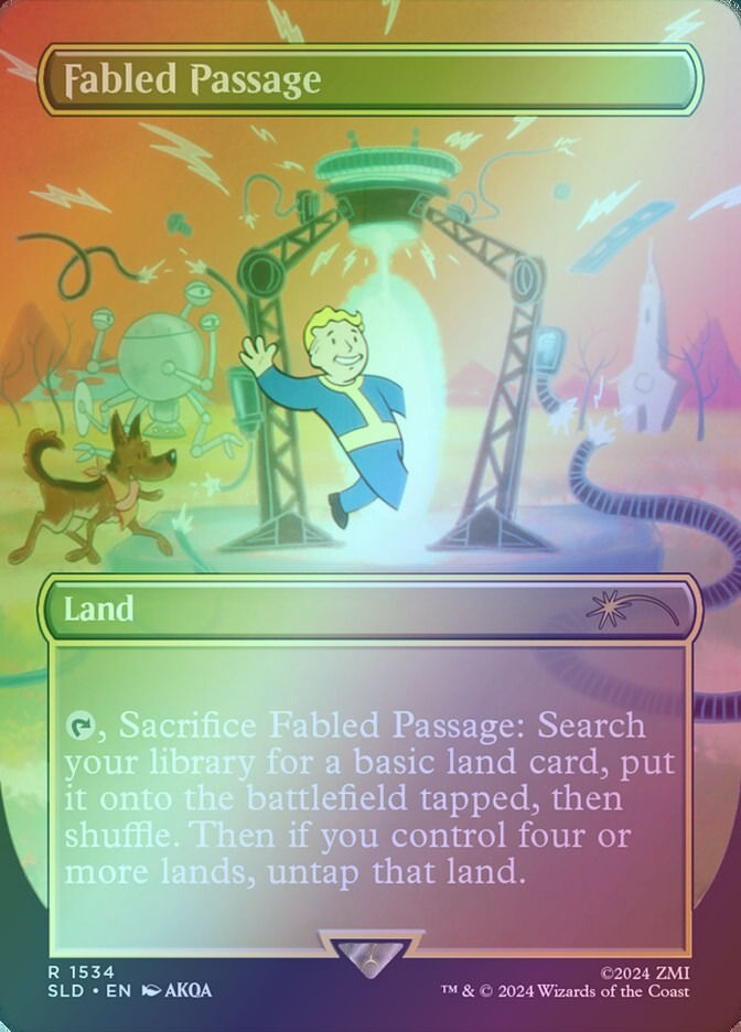 Fabled Passage (SLD) (1534★) / Borderless / Rainbow Foil