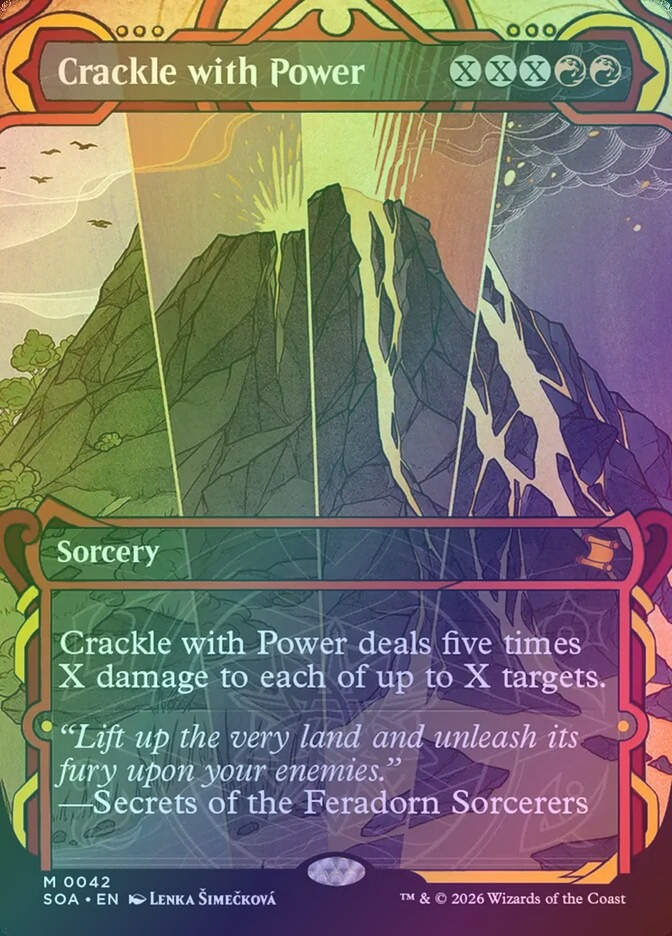 Crackle with Power (SOA) (42) / Borderless / Showcase / Foil