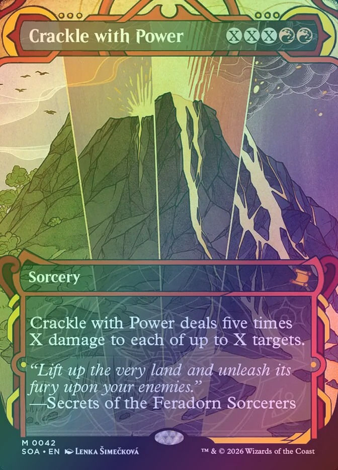 Crackle with Power (SOA) (42) / Borderless / Showcase / Foil