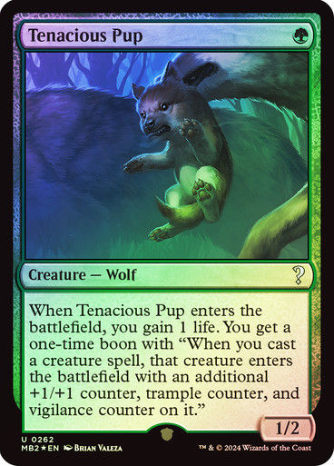 Tenacious Pup (MB2) (262) / Foil