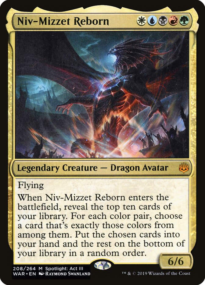 Niv-Mizzet Reborn (WAR) (208)
