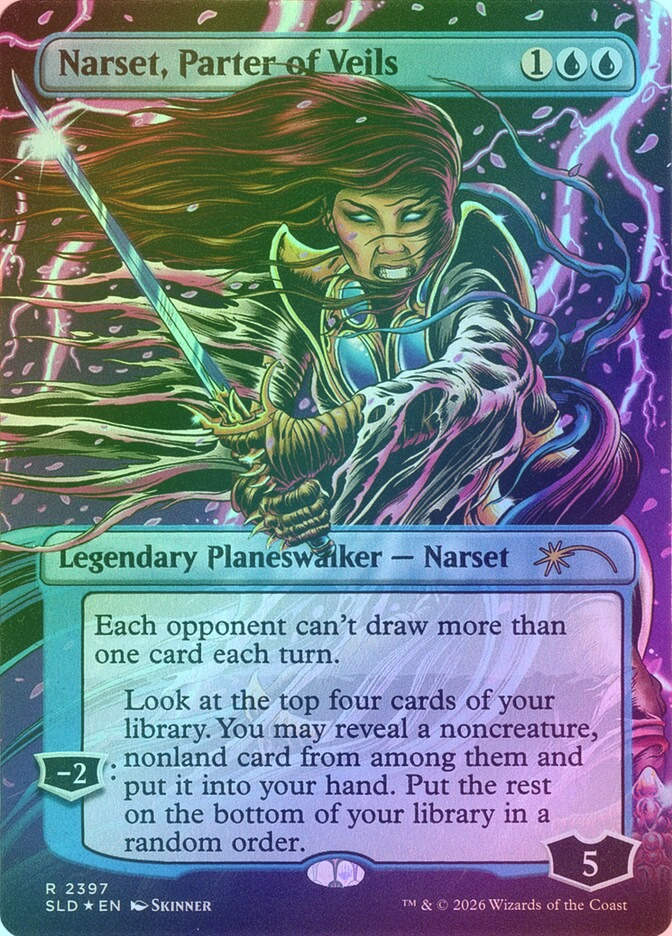 Narset, Parter of Veils (SLD) (2397) / Borderless / Foil