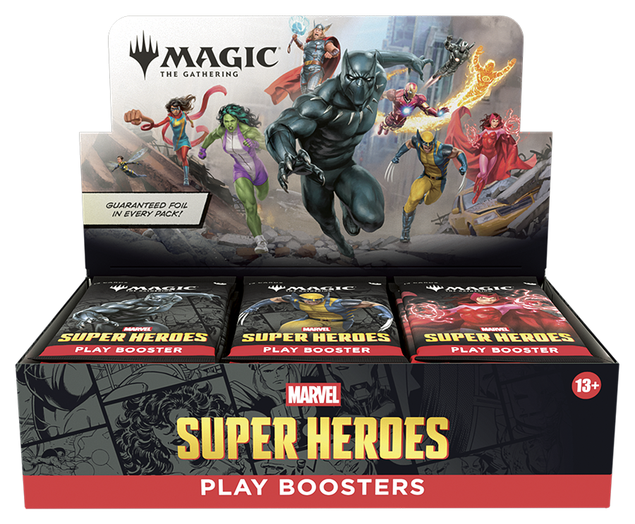 Marvel Super Heroes Play Booster Box — cara 2 de 2