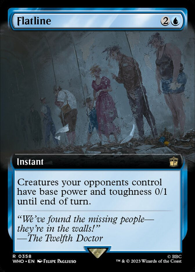 Flatline (WHO) (358) / Extended Art