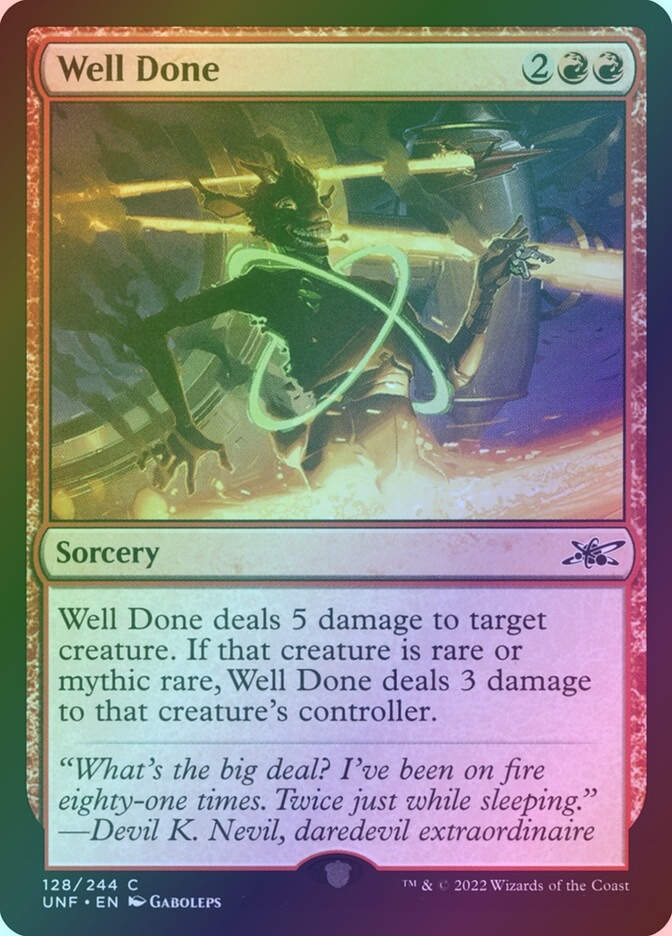 Well Done (UNF) (128) / Foil