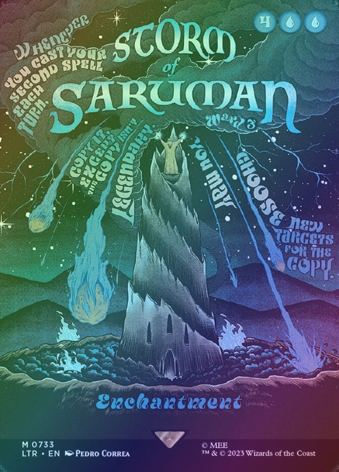 Storm of Saruman (LTR) (733) / Borderless / Foil