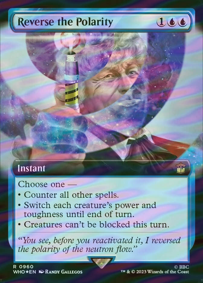 Reverse the Polarity (WHO) (960) / Extended Art / Surge Foil