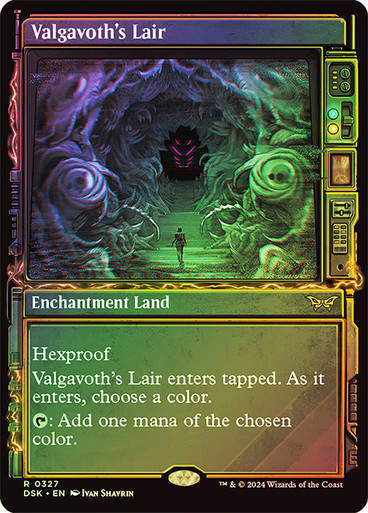 Valgavoth's Lair (DSK) (327) / Foil / Showcase