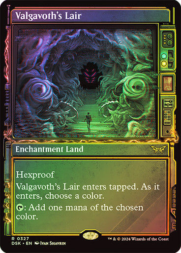 Valgavoth's Lair (DSK) (327) / Foil / Showcase