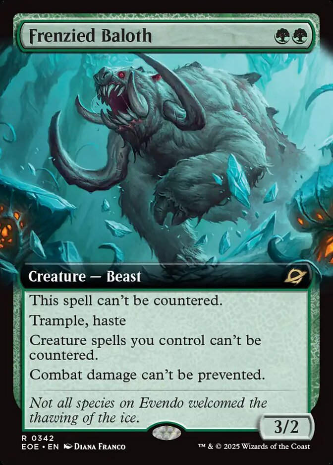 Frenzied Baloth (EOE) (342) / Extended Art