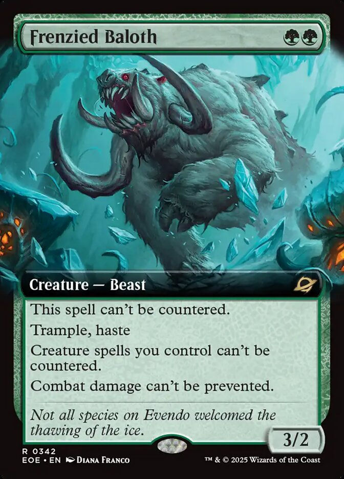 Frenzied Baloth (EOE) (342) / Extended Art