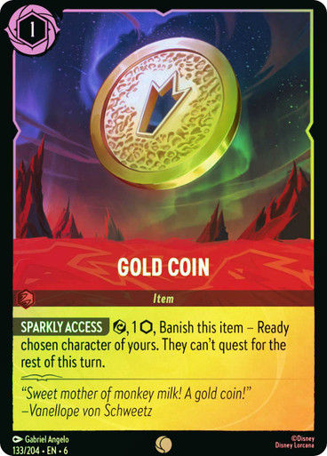 Gold Coin (LOR_AZU) / Foil