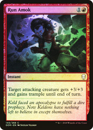 Run Amok (DOM) (140) / Foil