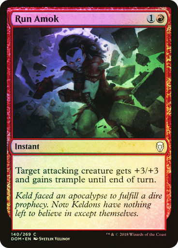 Run Amok (DOM) (140) / Foil