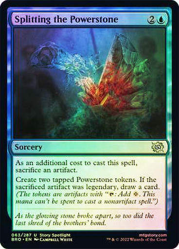 Splitting the Powerstone (BRO) / Foil