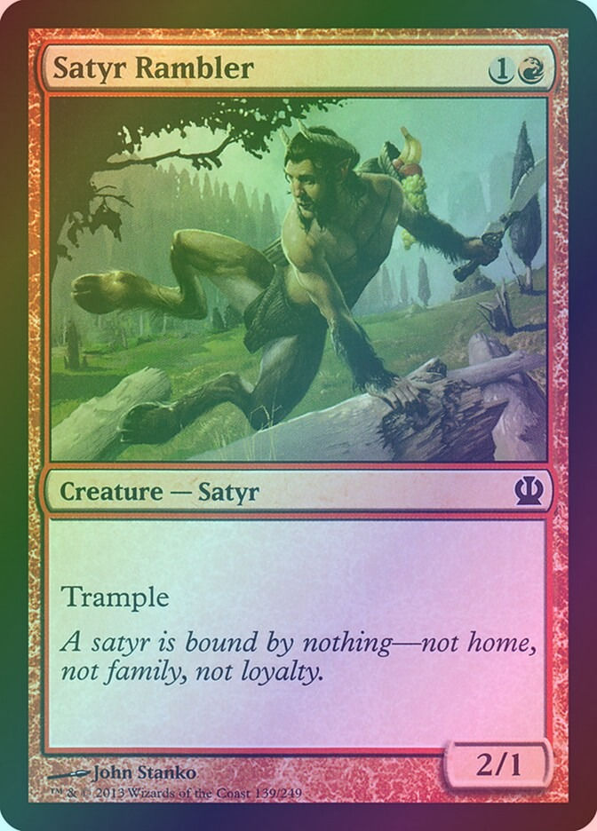 Satyr Rambler (THS) (139) / Foil