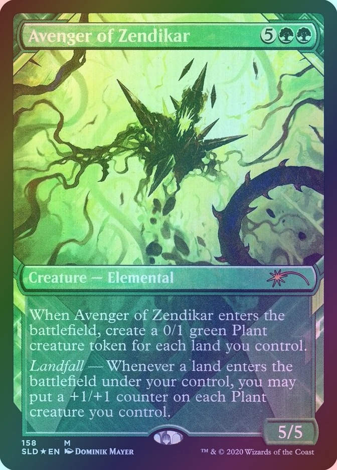 Avenger of Zendikar (SLD) (158) / Showcase / Foil