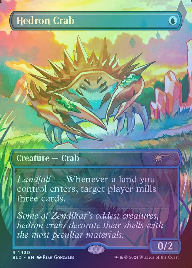 Hedron Crab (SLD) (1430) / Borderless / Foil