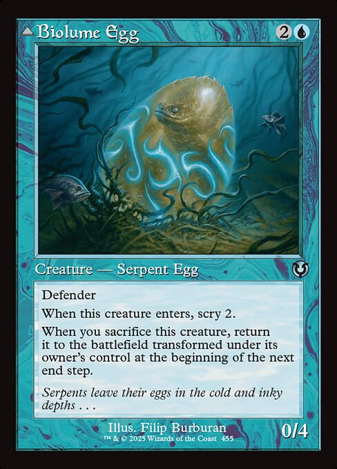 Biolume Egg // Biolume Serpent (INR) (455) / Retro Frame
