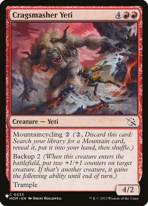 Cragsmasher Yeti (PLST) (MOM-333)