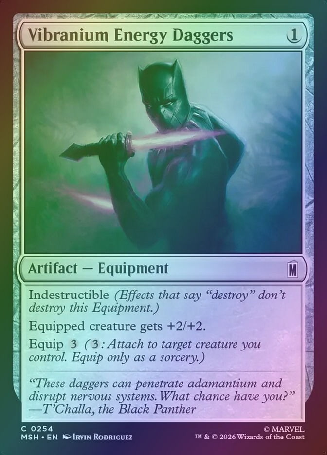 Vibranium Energy Daggers (MSH) (254) / Foil