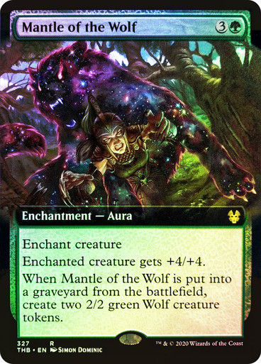 Mantle of the Wolf (THB) (327) / Extended Art / Foil