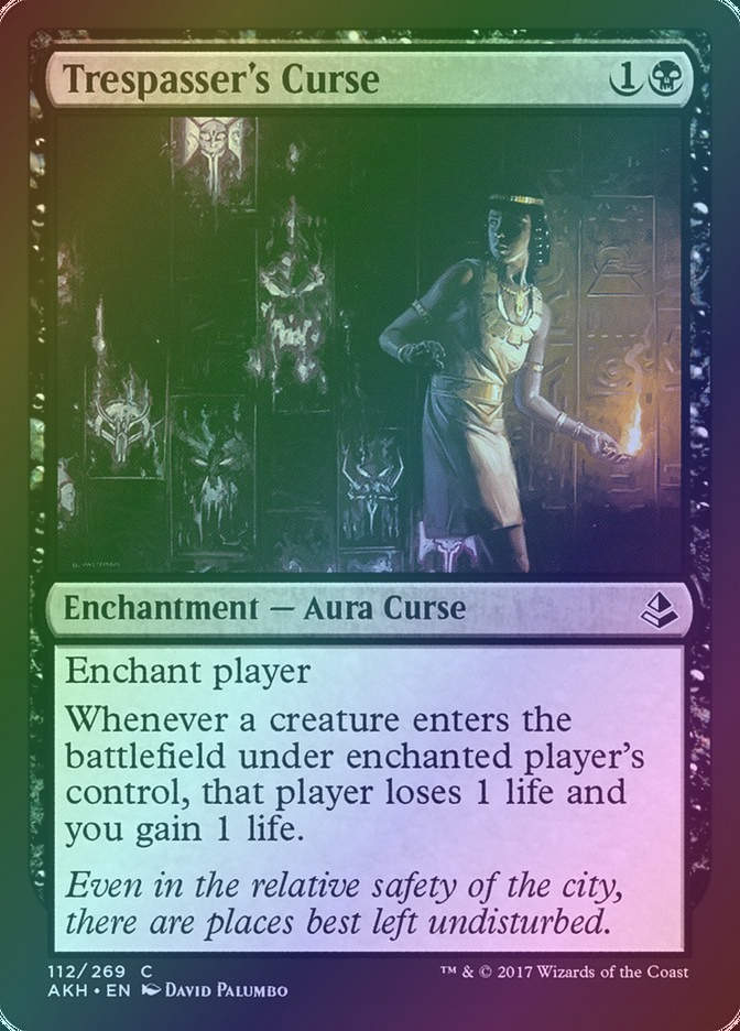Trespasser's Curse (AKH) (112) / Foil
